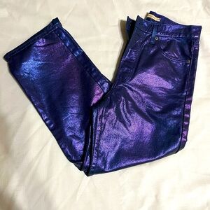 Levi's Premium CANDY COATED RIBCAGE STRAIGHT ANKLE WOMEN'S JEANS Sz 27